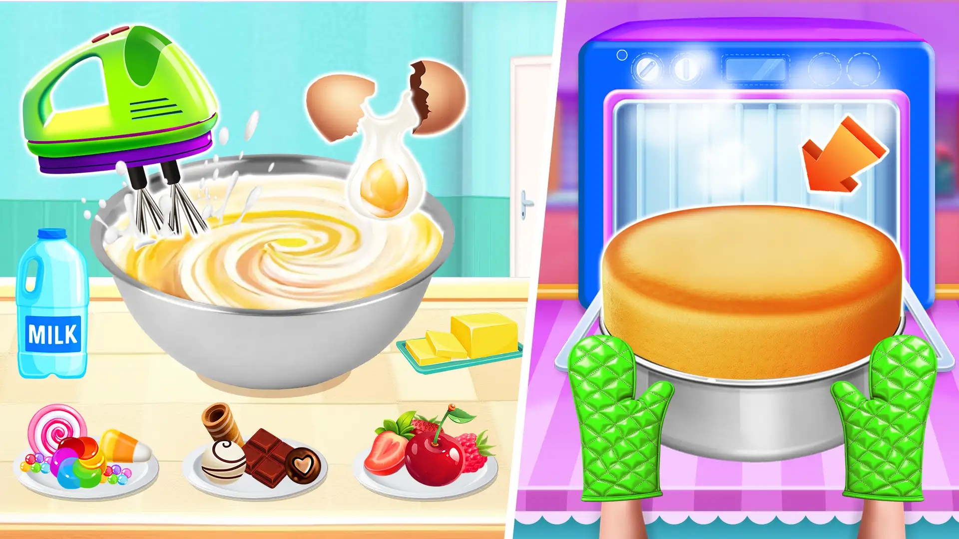 Cake Maker: DIY Cake Games oyununun ekran görüntüsü
